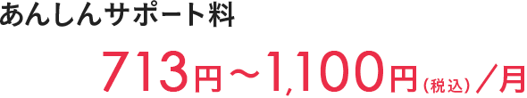 あんしんサポート料