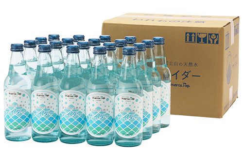 富士山の天然水サイダー びん入り20本