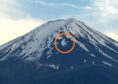 富士山に『農鳥』が出現！